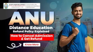anu refund policy & admission cancel
