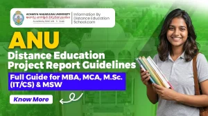 ANU Distance Education Project Report Guidelines