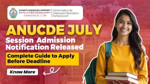 ANUCDE July Session Admission