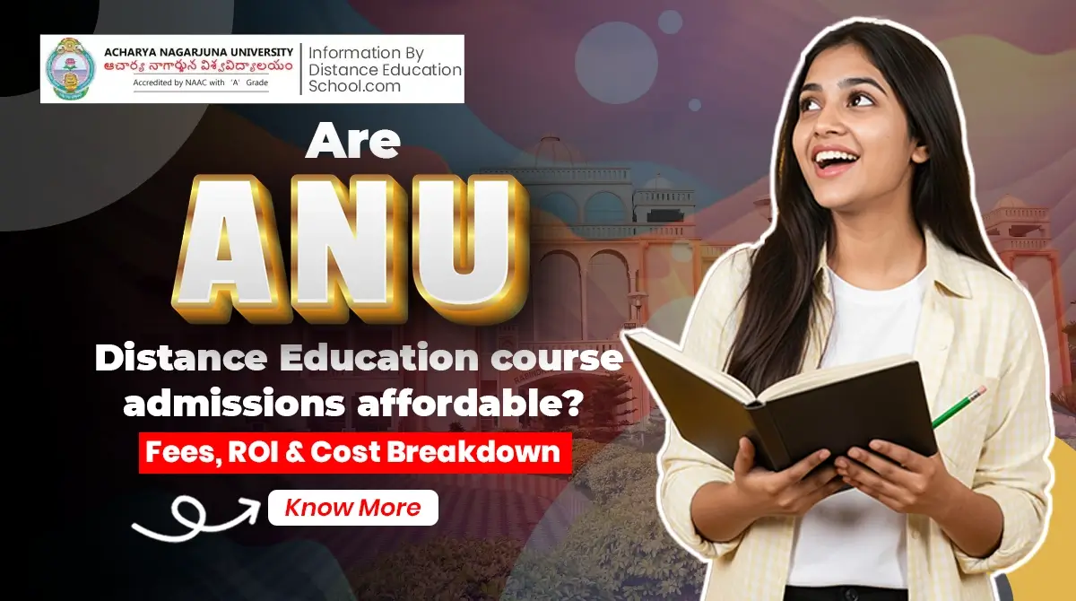 anu distance education Roi & cost